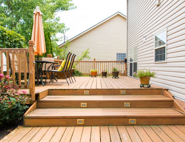 Wooden Patio Installation in Simi Valley