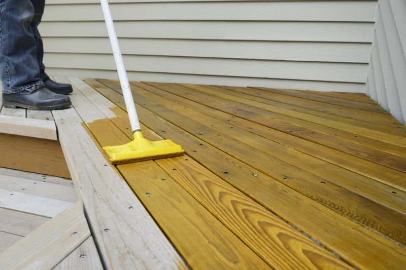 Stained Deck Finish